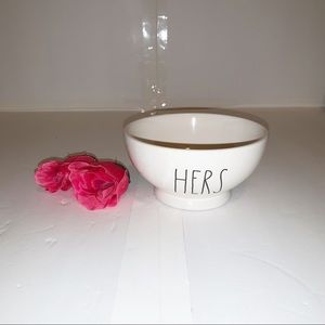 NWT Rae Dunn “HERS” Bowl
